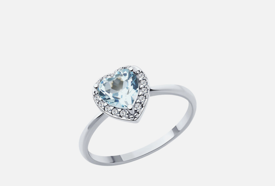 Изображение товара Кольцо серебряное SOKOLOV Топаз