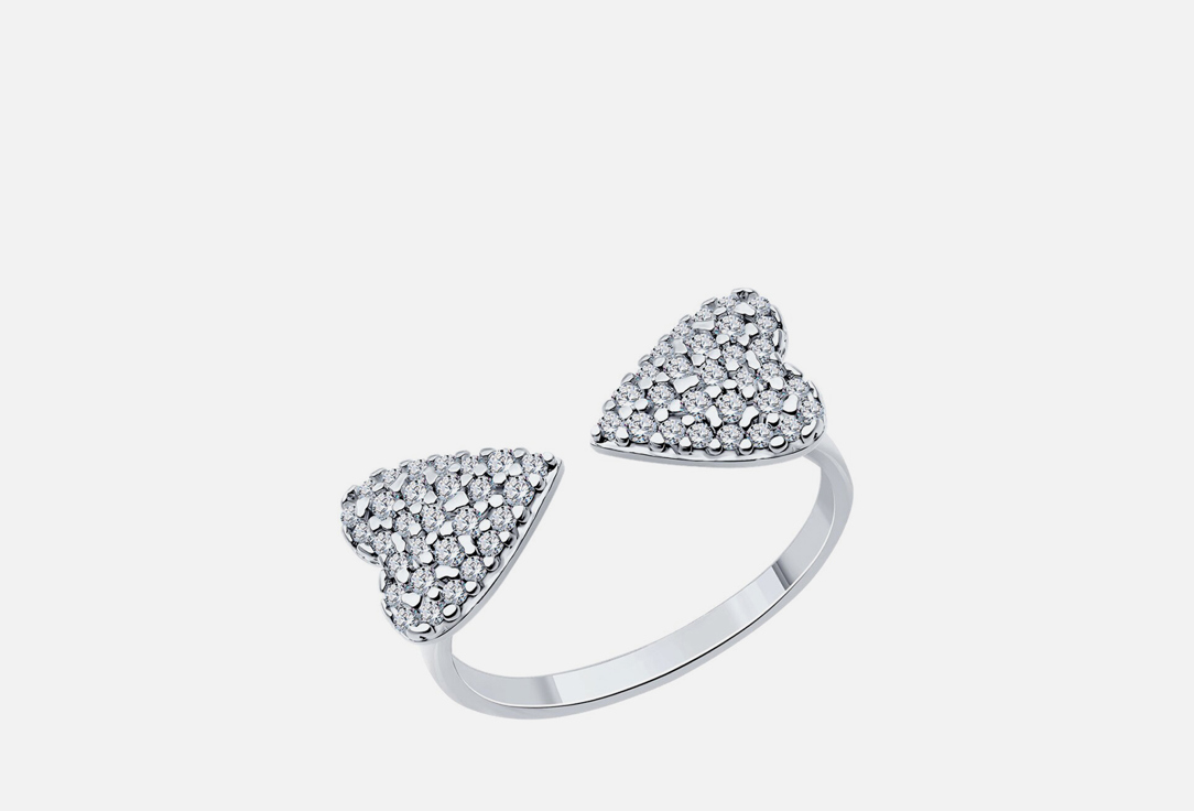 Изображение товара Кольцо серебряное SOKOLOV Фианит