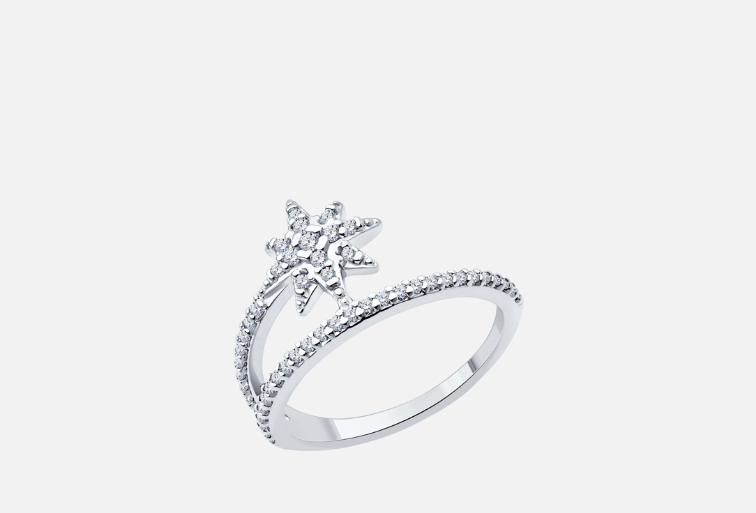 Изображение товара Серебряное кольцо с фианитом 925 пробы для женщин от SOKOLOV