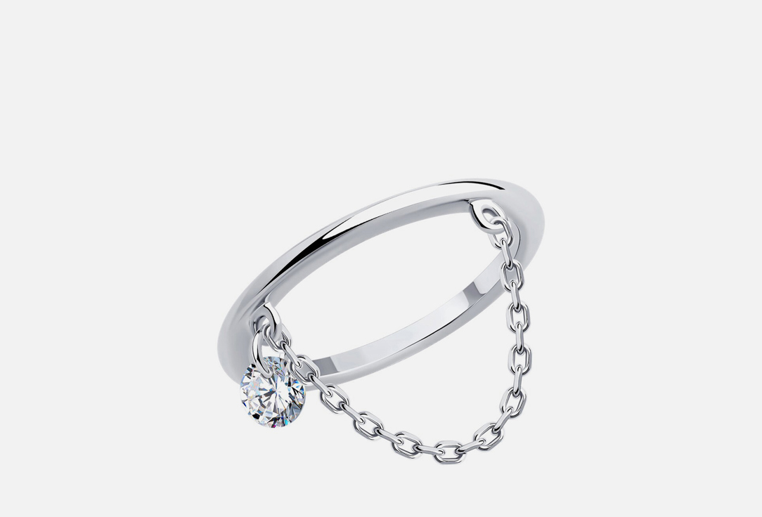 Изображение товара Кольцо серебряное SOKOLOV Фианит