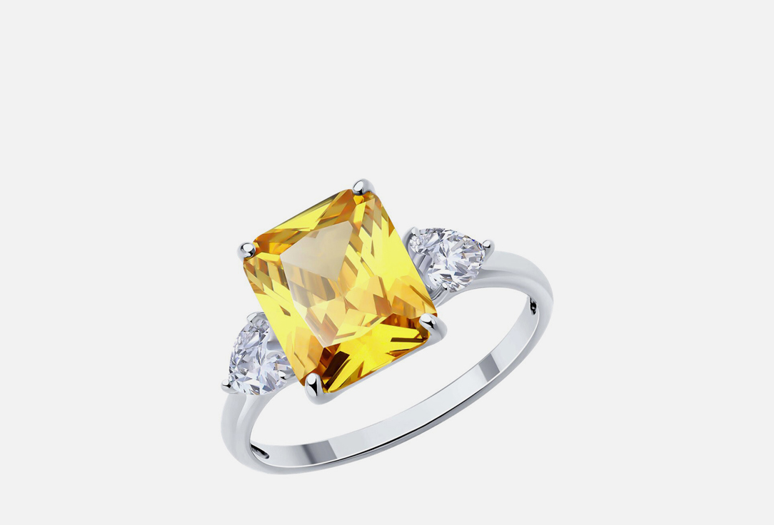 Изображение товара Кольцо серебряное SOKOLOV Фианит