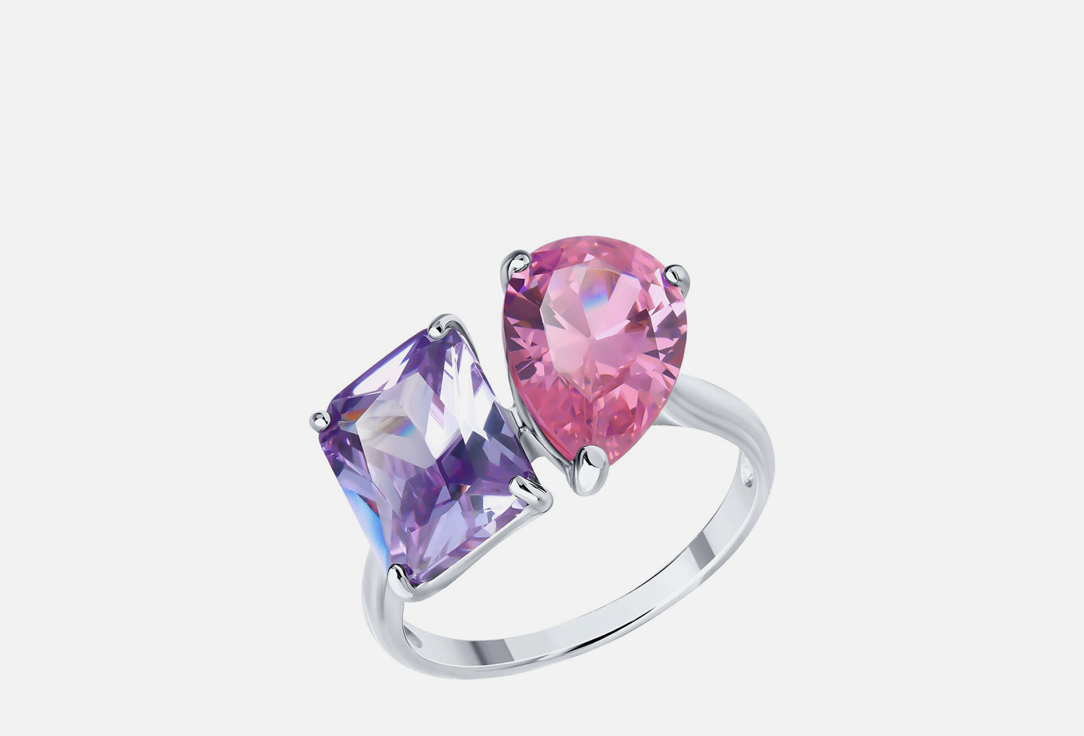 Изображение товара Кольцо серебряное SOKOLOV Фианит