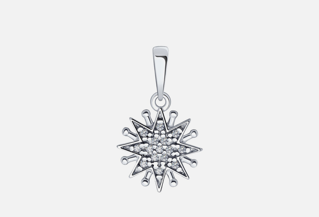 Подвеска серебряная DIAMANT Фианит