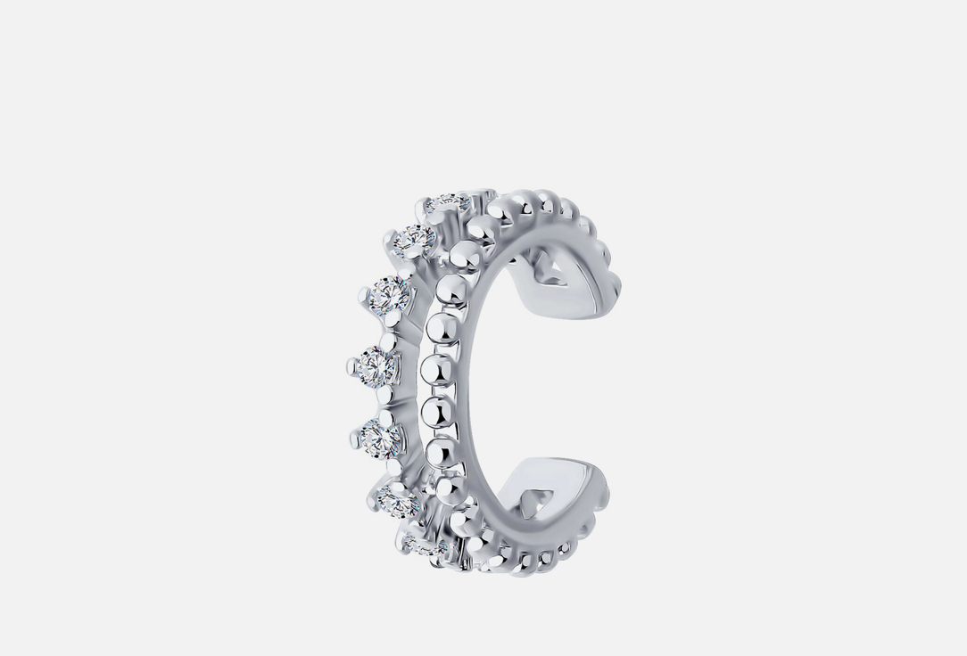 

Серьга серебряная SOKOLOV, Фианит 1 шт