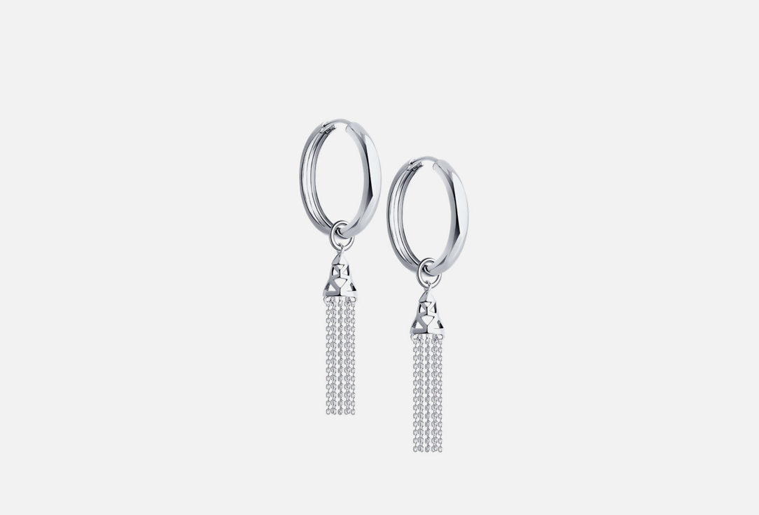 

Серьги серебряные SOKOLOV, Без вставки 2 шт