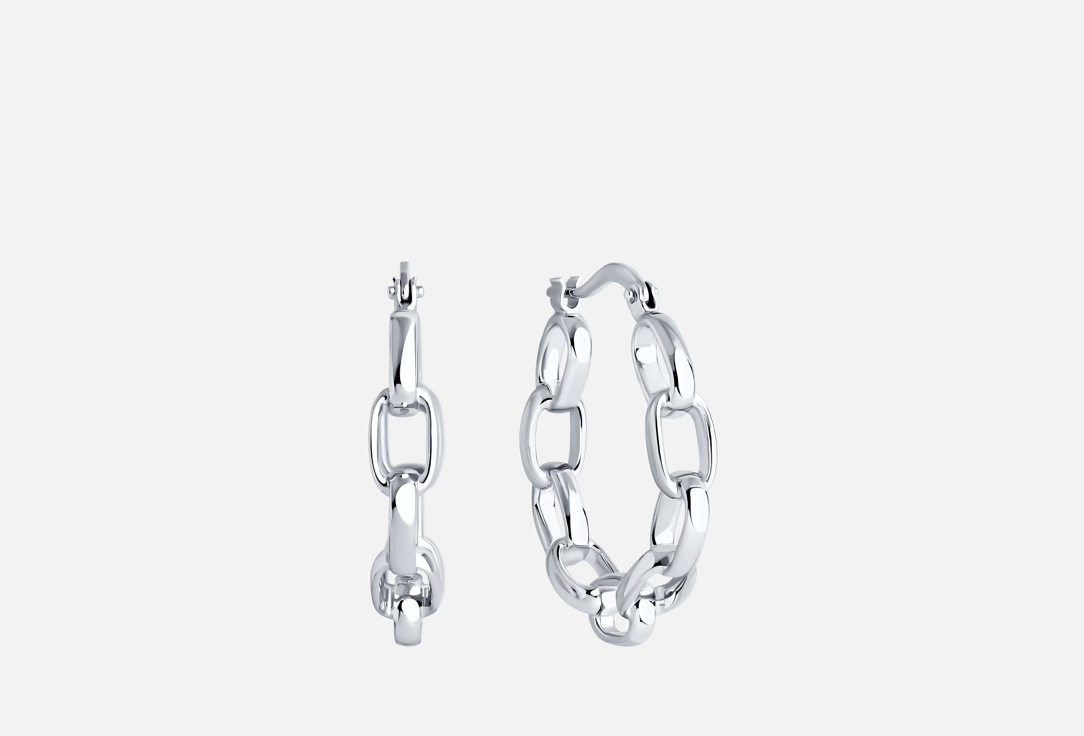 Изображение товара Серьги серебряные без вставки SOKOLOV 925 пробы для женщин