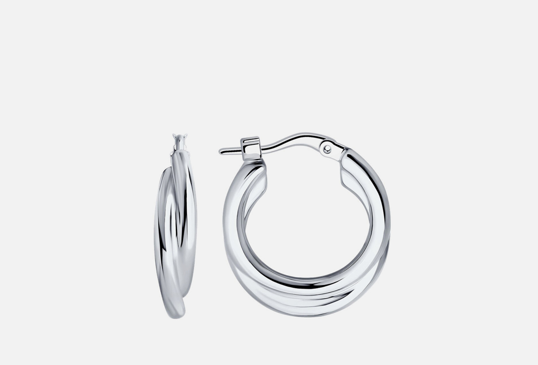 

Серьги серебряные SOKOLOV, Без вставки 2 шт