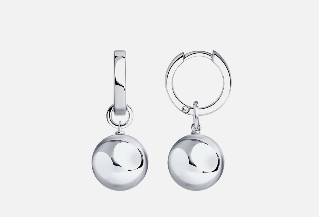 

Серьги серебряные SOKOLOV, Без вставки 2 шт