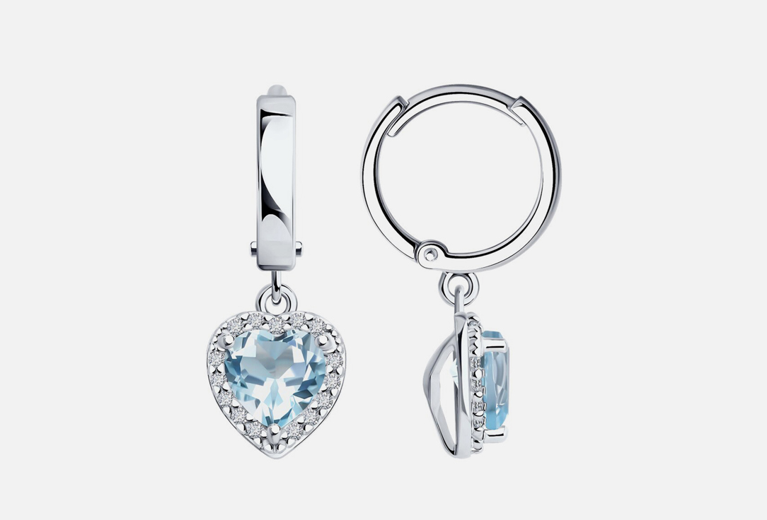 

Серьги серебряные SOKOLOV, Топаз 2 шт