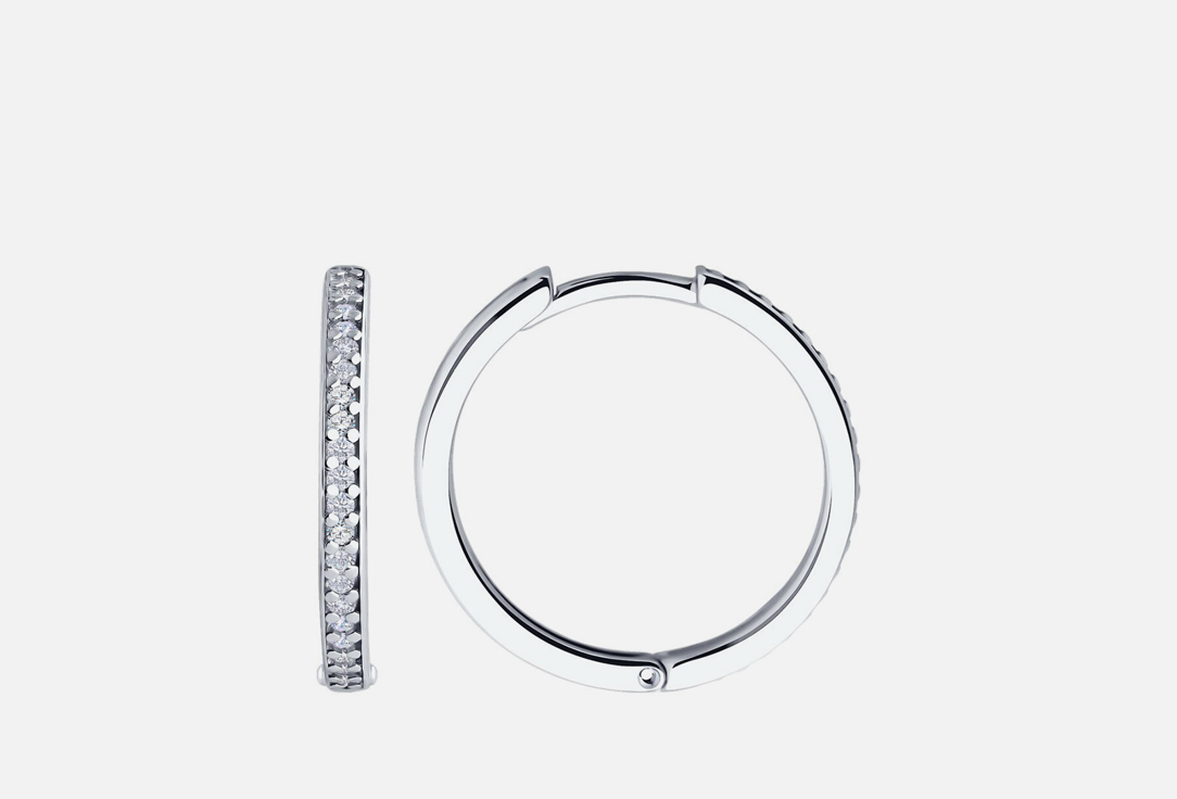 Изображение товара Серьги серебряные SOKOLOV Фианит