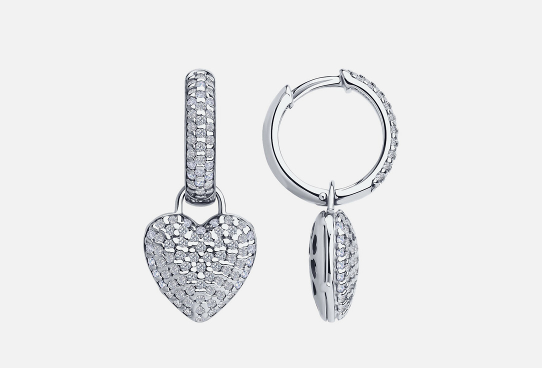 Изображение товара Серьги серебряные SOKOLOV Фианит