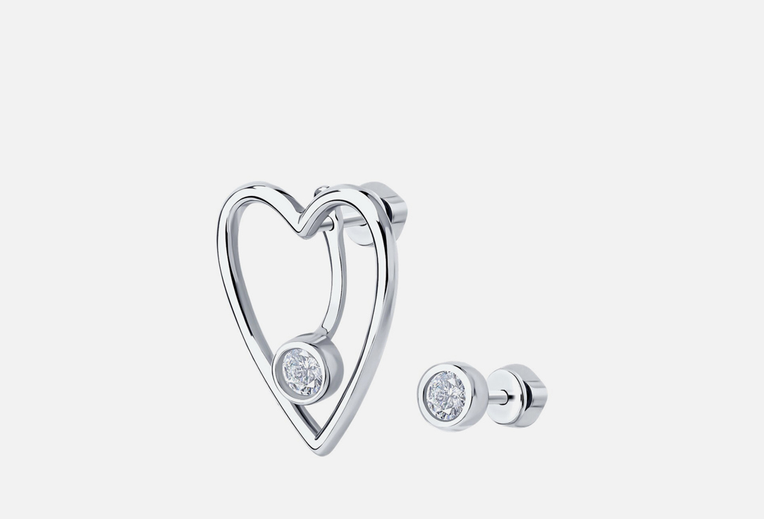 Изображение товара Серьги серебряные SOKOLOV Фианит