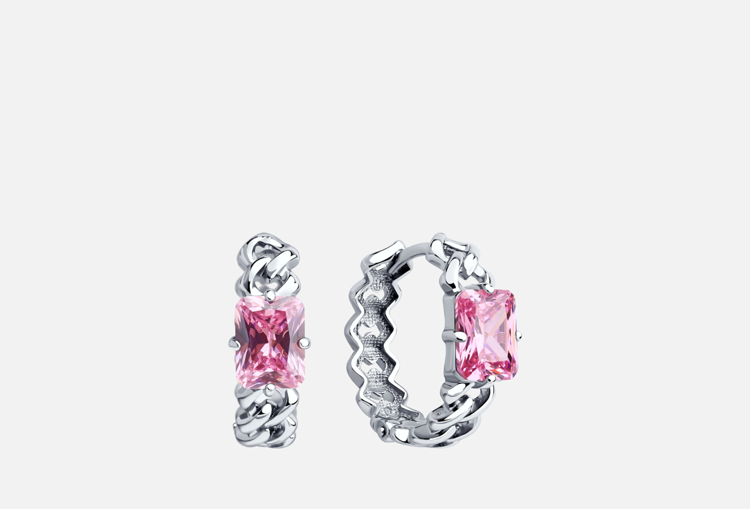 

Серьги серебряные SOKOLOV, Фианит 2 шт