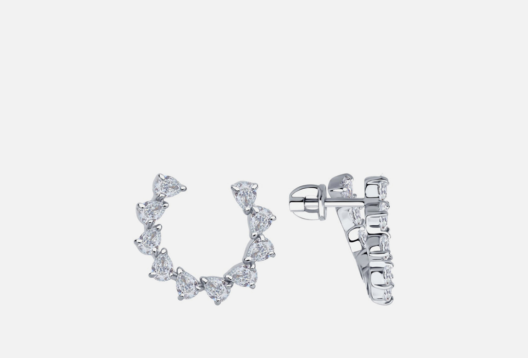 Изображение товара Серьги серебряные SOKOLOV Фианит