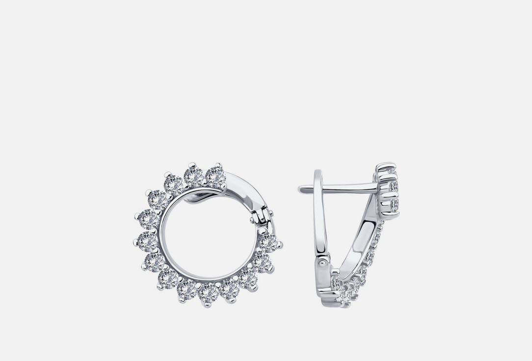 Изображение товара Серьги серебряные SOKOLOV Фианит