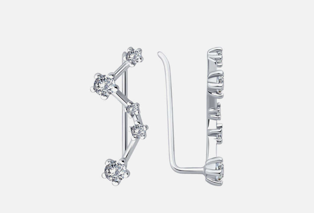 Изображение товара Серьги серебряные SOKOLOV Фианит