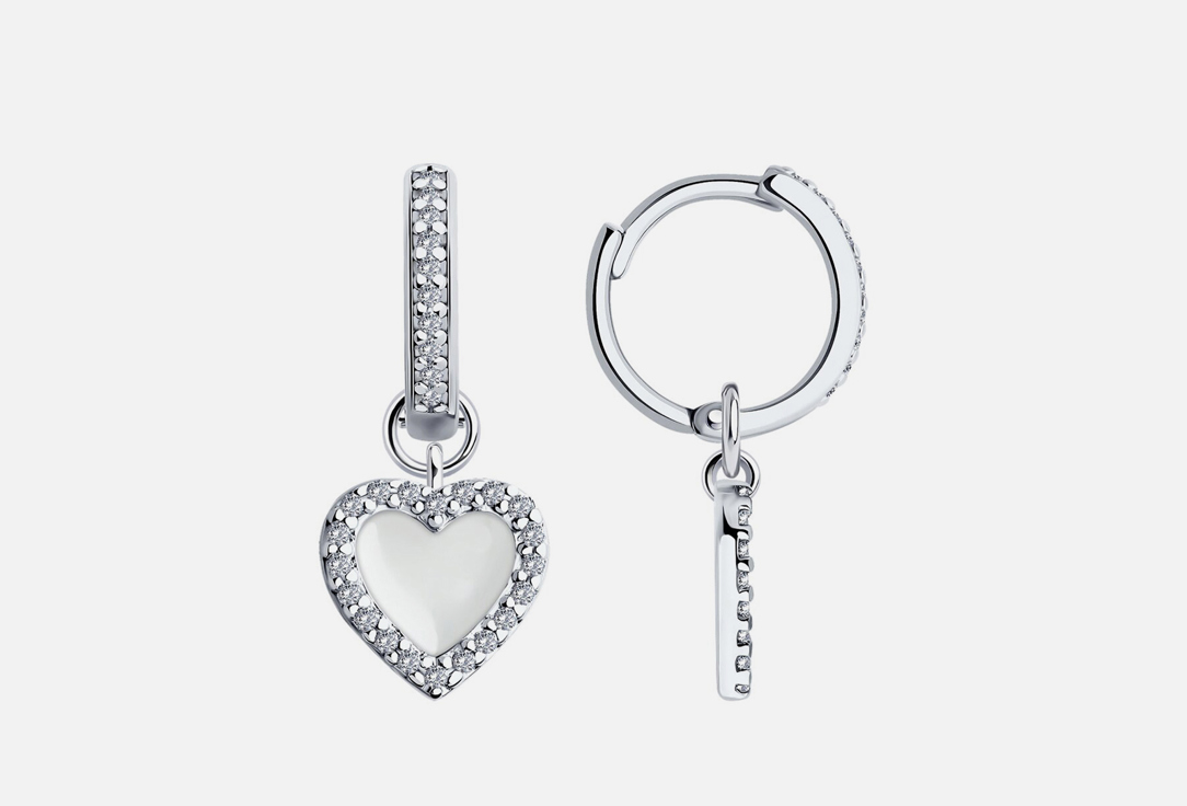 

Серьги серебряные SOKOLOV, Эмаль 2 шт