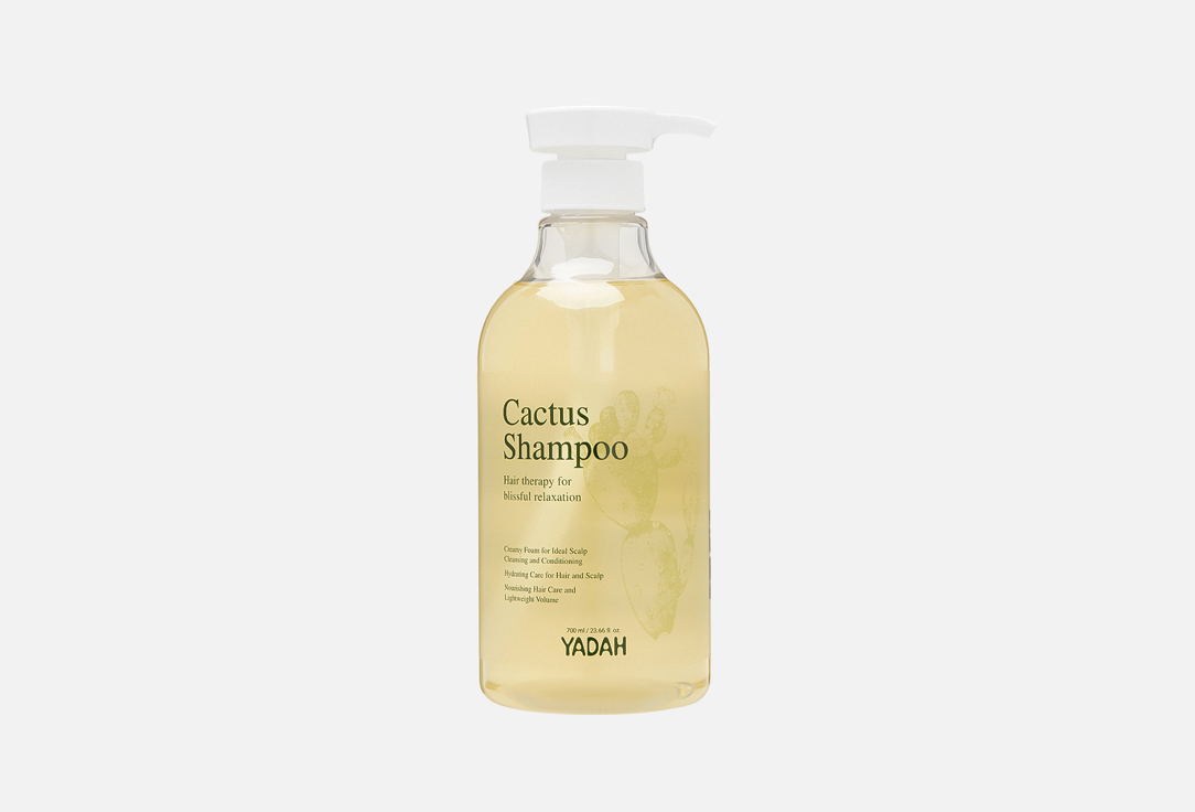Изображение товара Yadah CACTUS SHAMPOO Мягкий шампунь для поврежденных и чувствительных волос