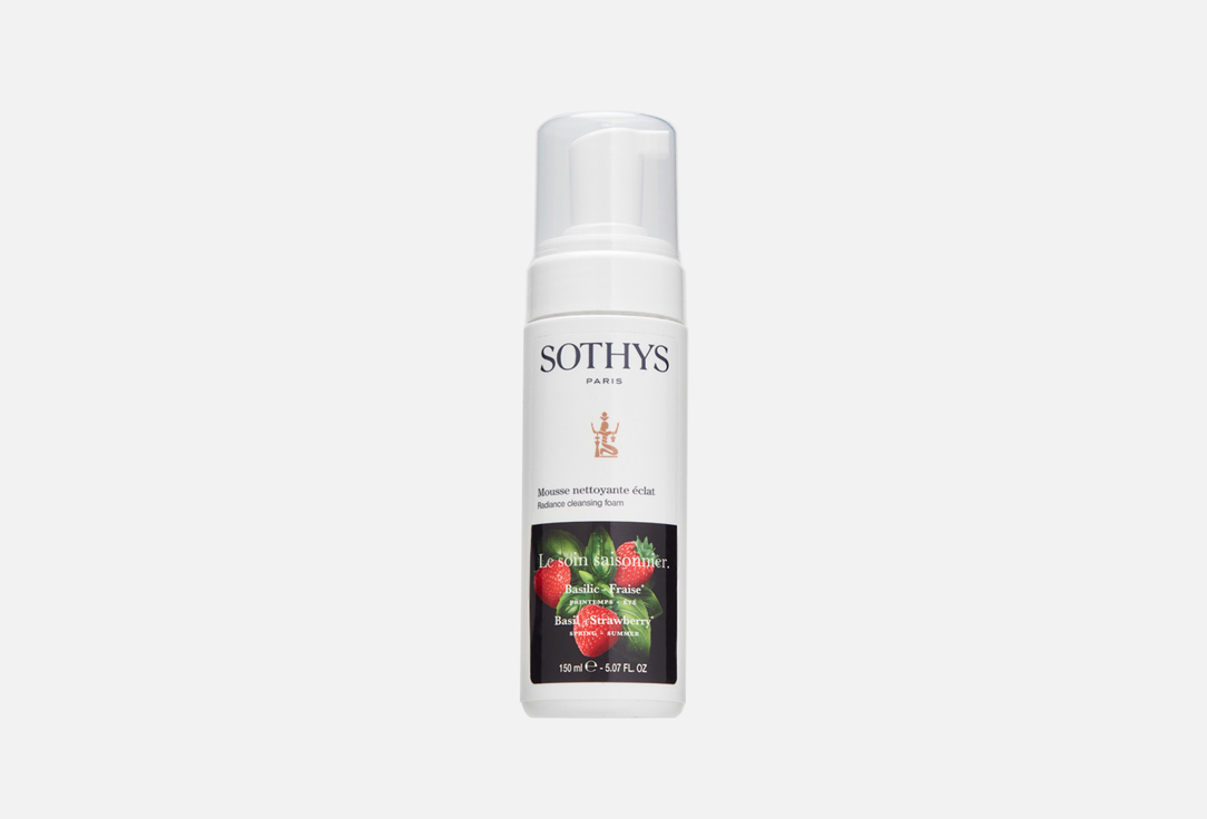 

Пенка для умывания SOTHYS, Radiance cleansing foam Basil - Strawberry 150 мл