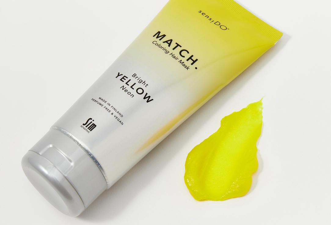 

Оттеночная маска для волос SENSIDO, Желтый, Match 200 мл