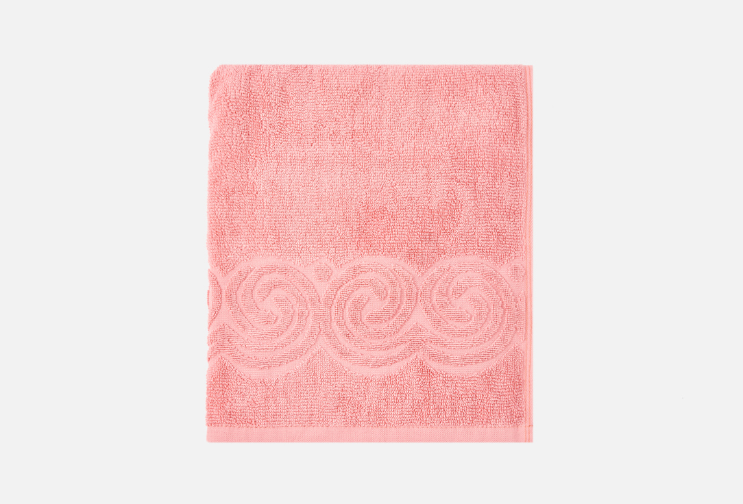 Полотенце махровое LOVELIFE Border, 50*90, dusty pink 1 шт