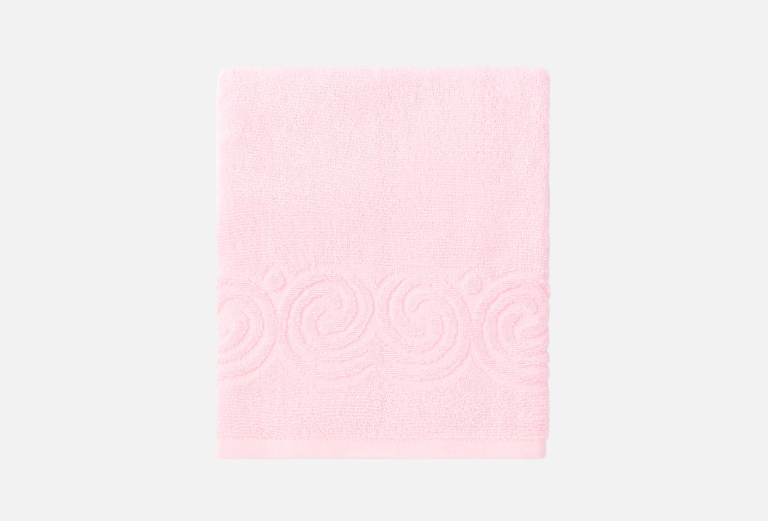 Полотенце махровое LOVELIFE Border, 50*90, pink 1 шт