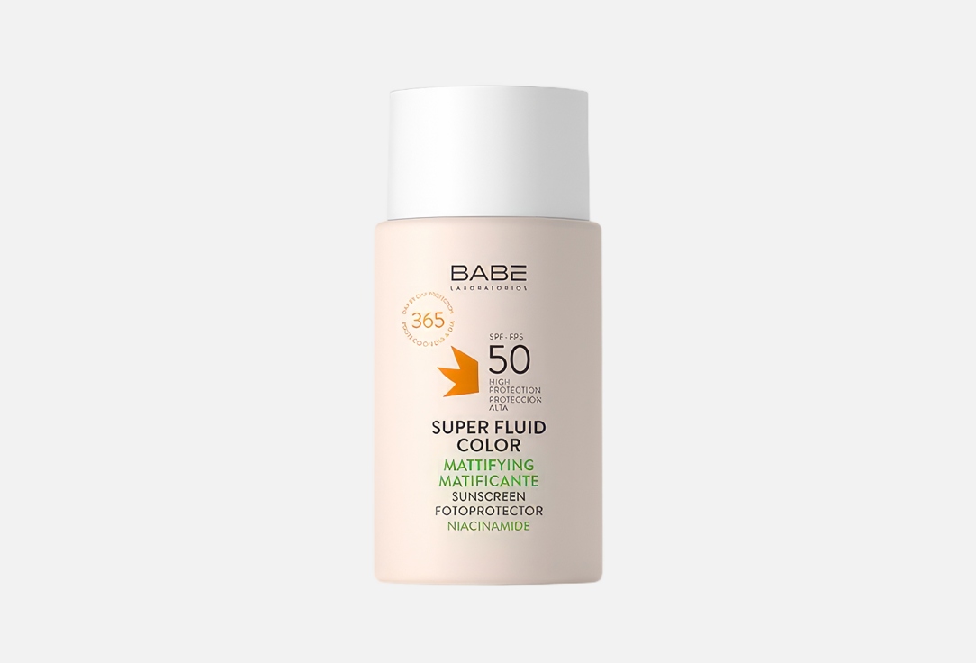 

солнцезащитный флюид для лица SPF 50+ LABORATORIOS BABE, Бежевый, Mattifyng 50 мл