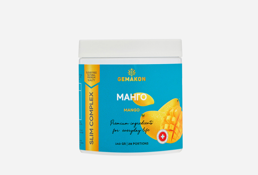 Витамины C, B1, D3, E со вкусом манго 140 г