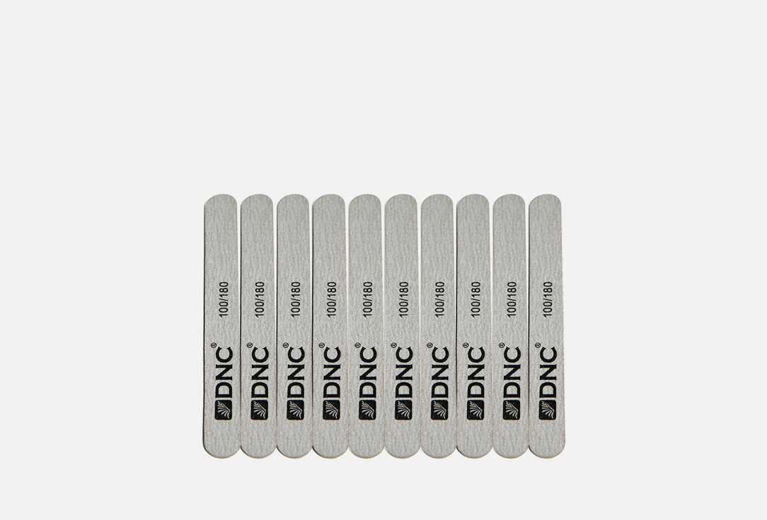 

Пилки для маникюра DNC, Серый, 100/180 10 шт