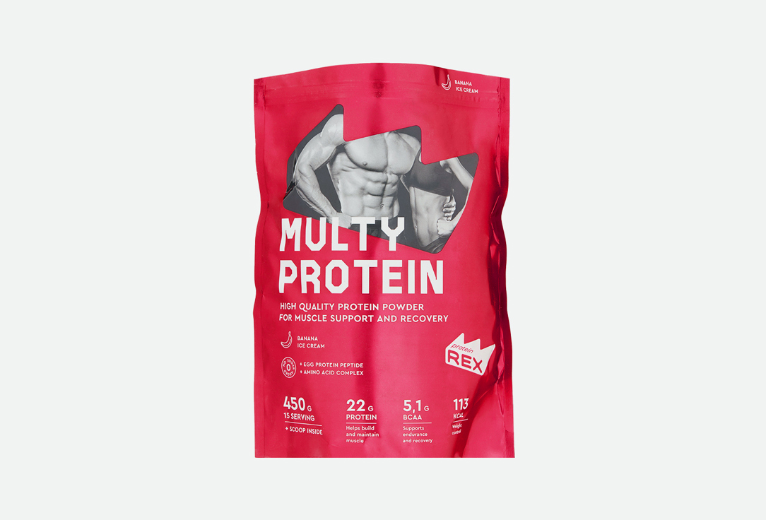 

Протеиновый коктейль PROTEINREX, Banana icecream 450 г