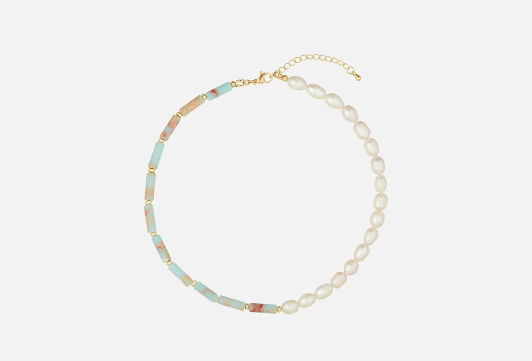 

Чокер JEWEL4U, Blue&pearl 1 шт