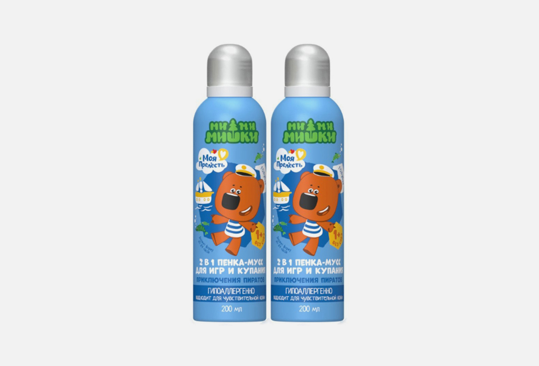 Изображение товара Набор пенок для купания Моя прелесть Ми-ми-мишки, голубая