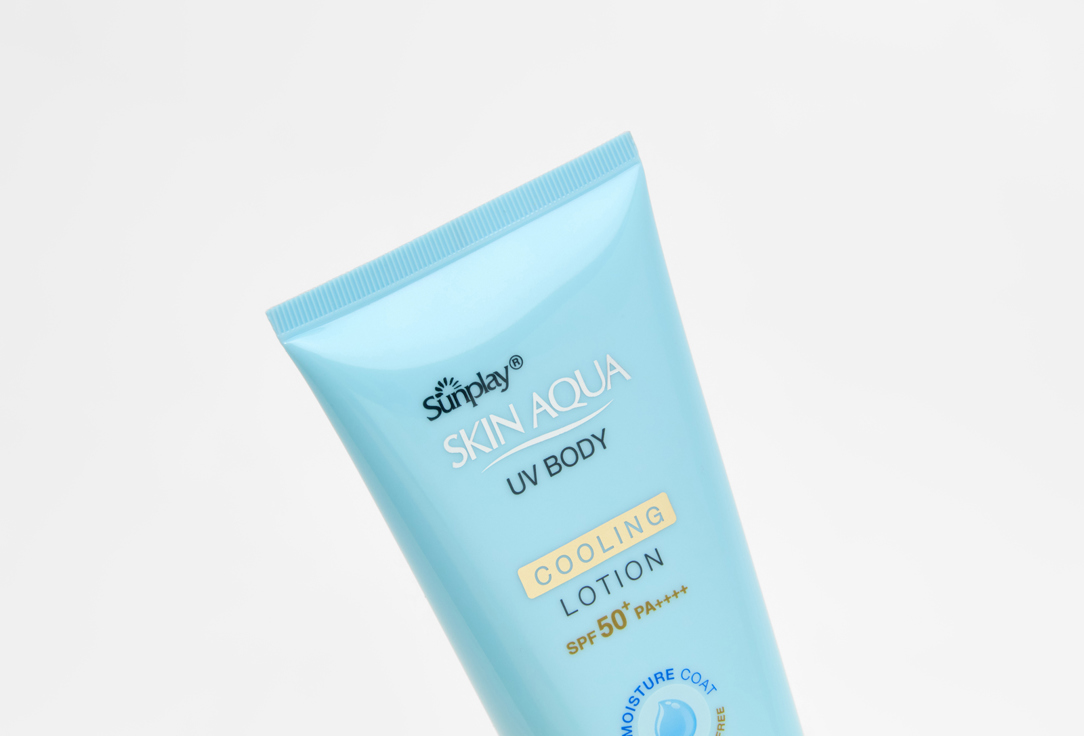 SUNPLAY SKINAQUA Солнцезащитный лосьон для тела  SPF 50, PA++++  BODY LOTION COOLING 