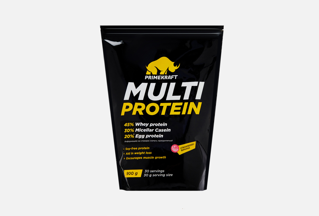 

Мульти протеин PRIME KRAFT, Strawberry-banana 900 г