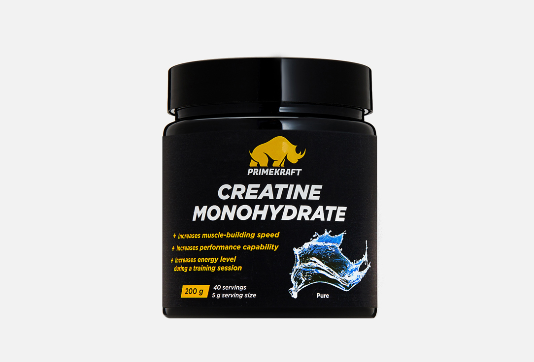 Изображение товара Креатин моногидрат Prime Kraft для наращивания мышечной массы 200г