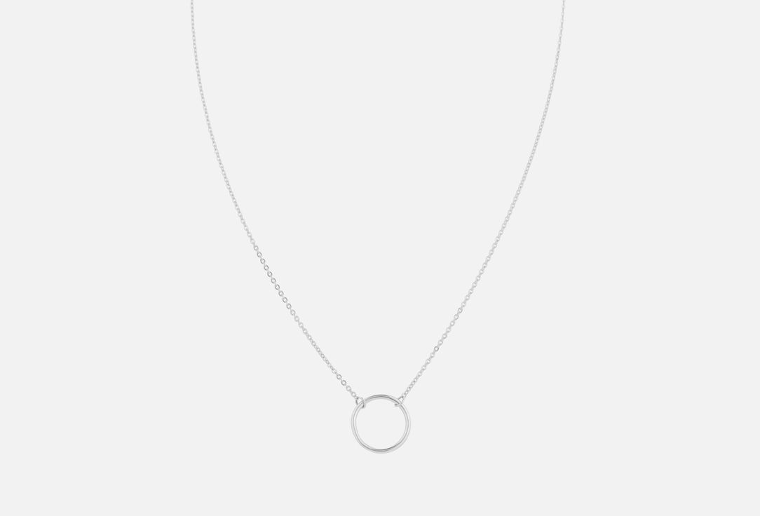 

Колье с кругом серебряное TILDA, Necklace with Circle in Silver 1 шт