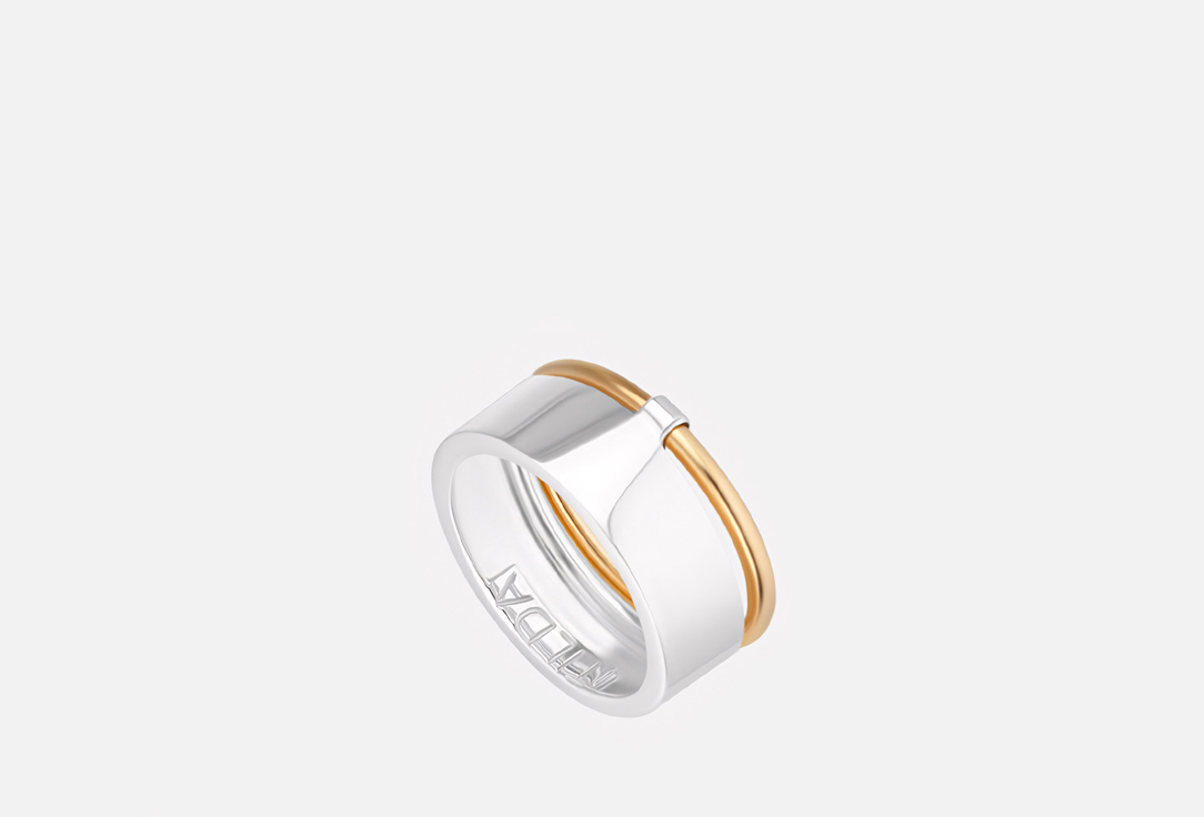 Изображение товара Кольцо-нимб серебряное Tilda Double Bicolor Halo