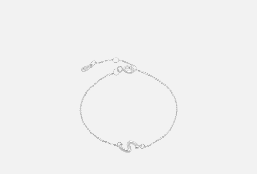 Изображение товара Браслет с буквой серебряный Tilda Letter S