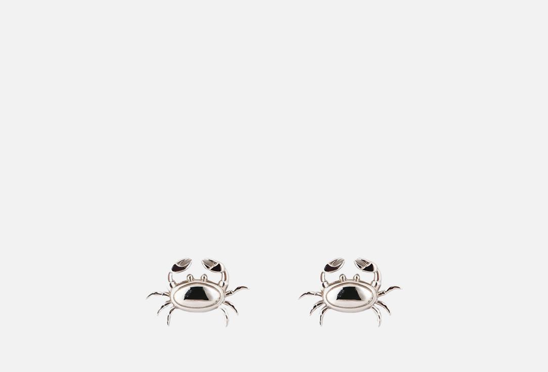 

Пусеты серебряные TILDA, Crab Stud Earrings in Silver 2 шт
