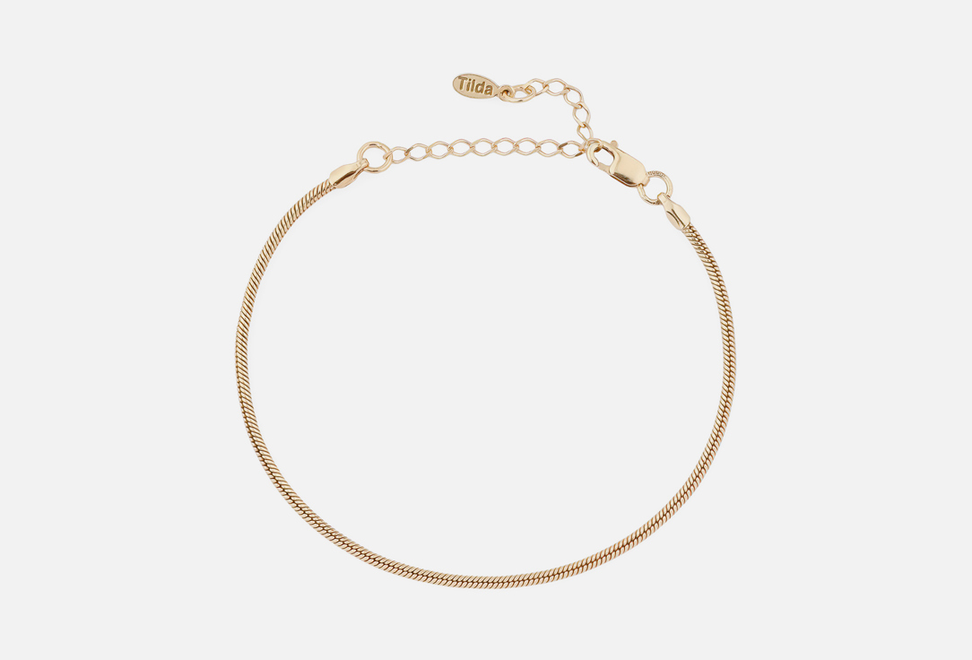 

Браслет серебряный TILDA, Gold-Plated Snake 1 шт