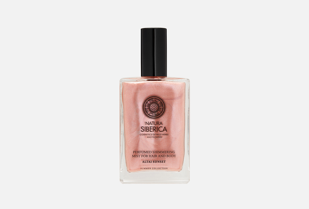 Изображение товара Увлажняющий парфюмированный мист для волос и тела Natura Siberica pink shimmer