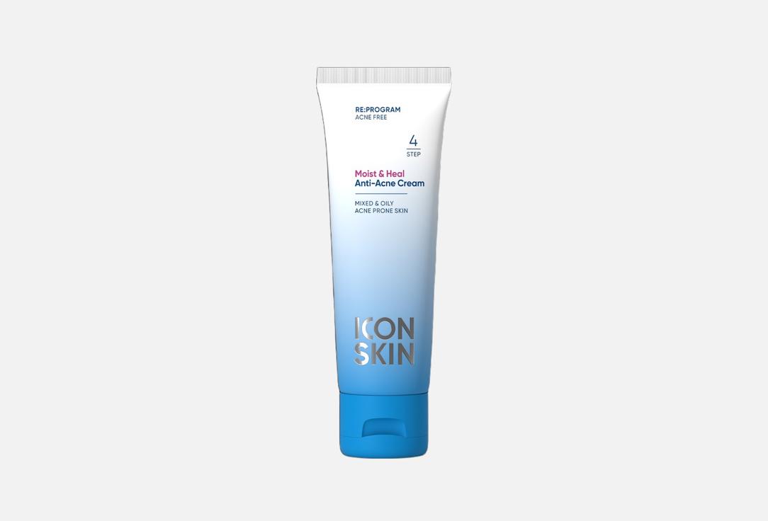 

Увлажняющий крем для лица ICON SKIN, Moist & Heal Anti-Acne 50 мл