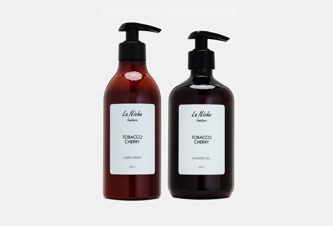 

парфюмированный набор для ухода за телом INNATURE, La Niche Tobacco Cherry 2 шт
