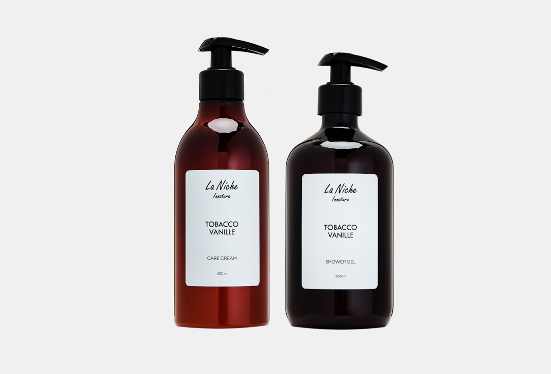 

парфюмированный набор для ухода за телом INNATURE, La Niche Tobacco Vanille 2 шт