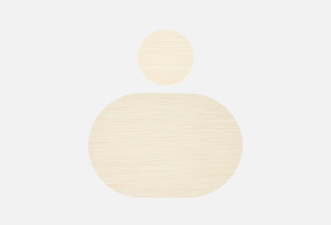 

Набор сервировочных салфеток CASY HOME, Бежевый, 43х29см 4шт; D15см 4шт, бежевый 8 шт