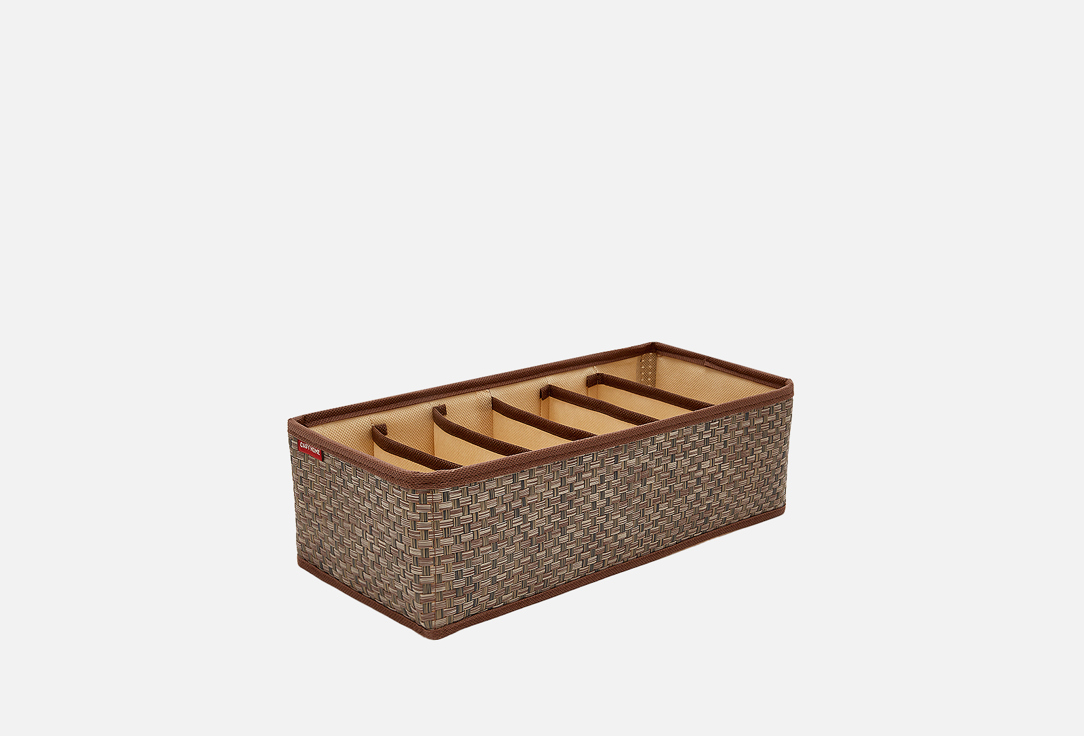 Изображение товара Органайзер для нижнего белья и маек CASY HOME 35х16х10, бежевый