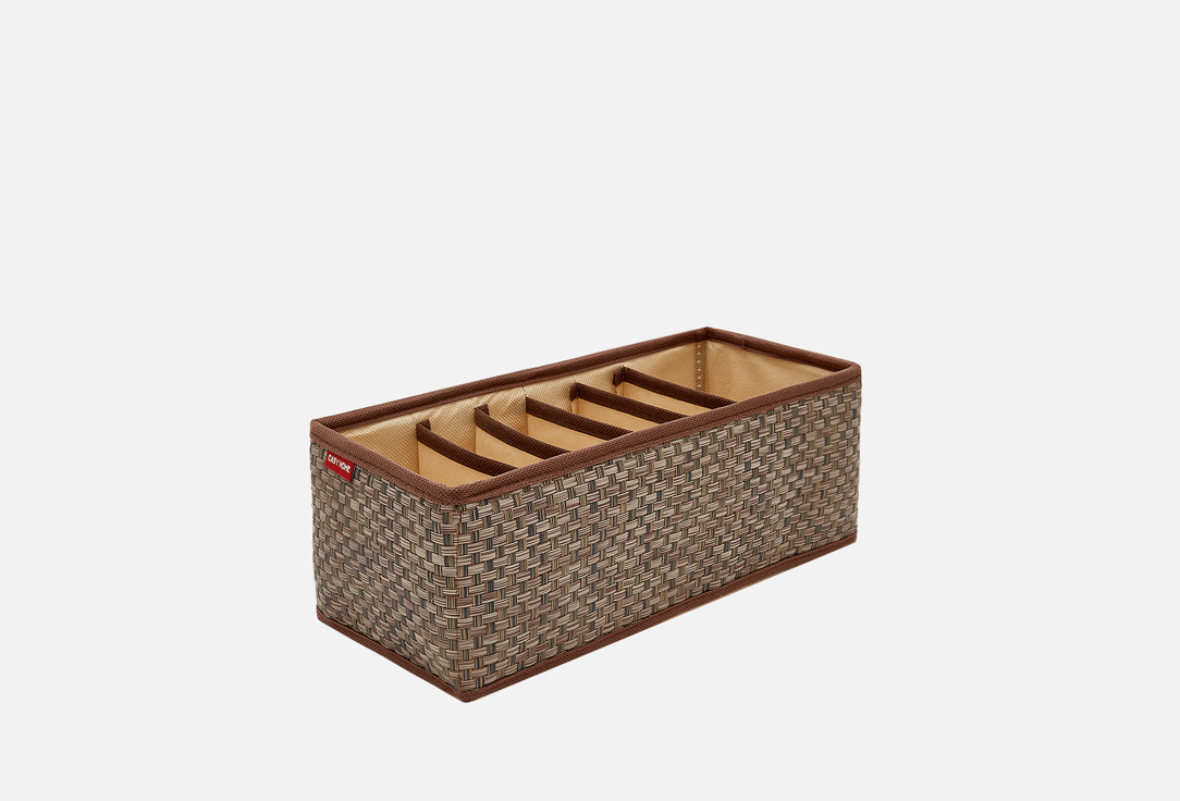 

Органайзер для ремней CASY HOME, 30х14х11, бежевый 1 шт