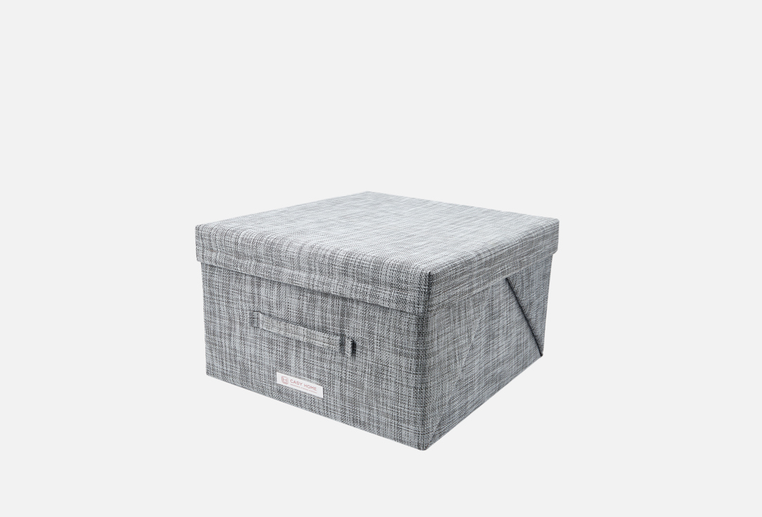 

Короб с крышкой CASY HOME, Серый, Silver, 44х50х28 1 шт