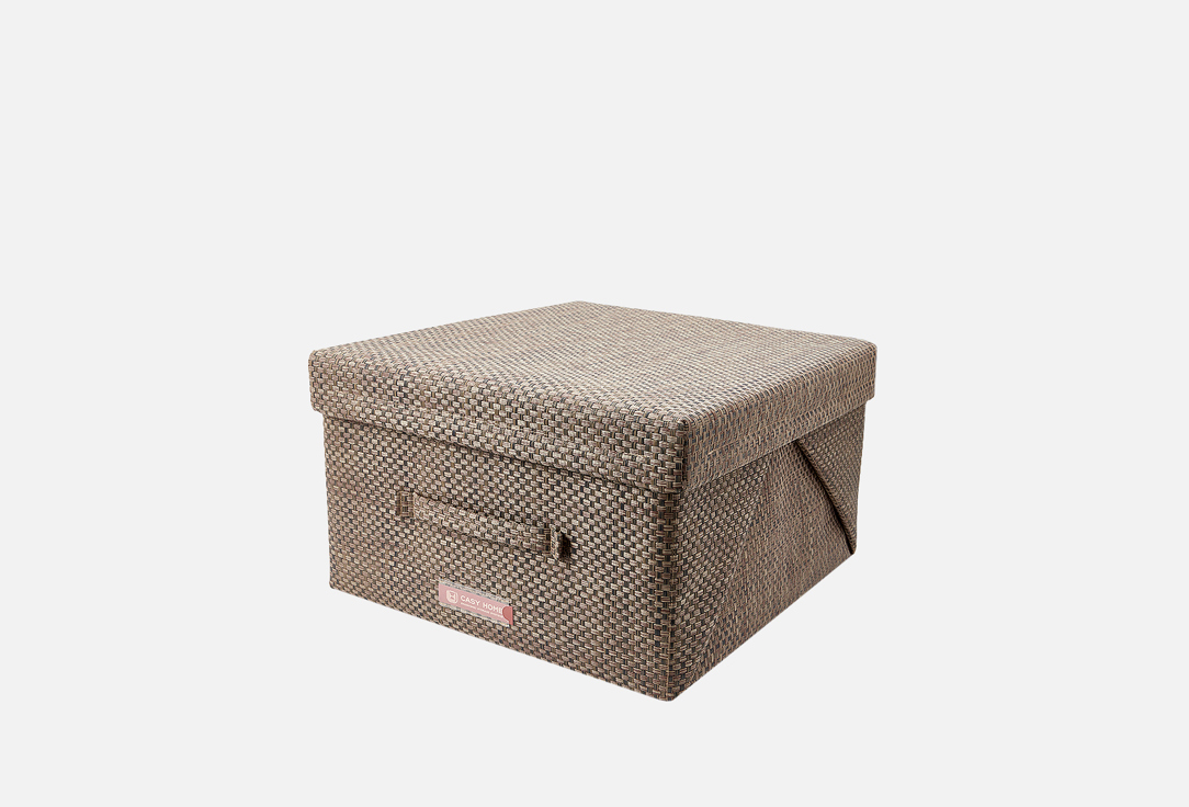

Короб с крышкой CASY HOME, Коричневый, Rattan, 44х50х28 1 шт