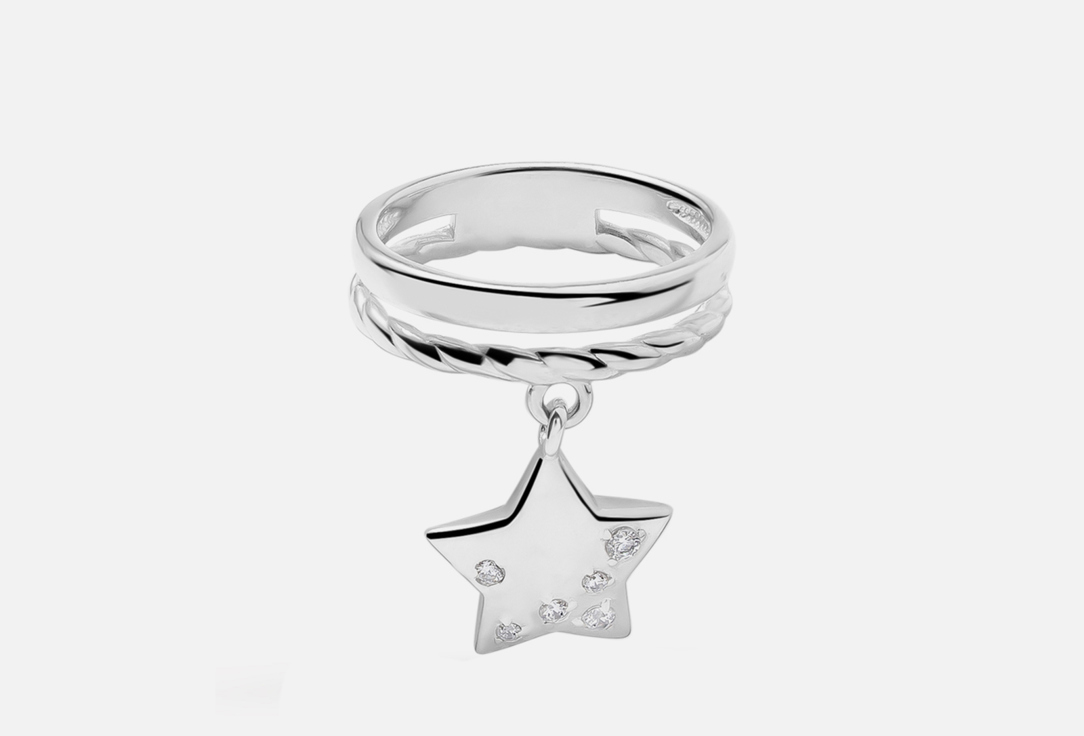 Изображение товара Кольцо с подвеской серебряное Pepela Jewelry Silver star pendant